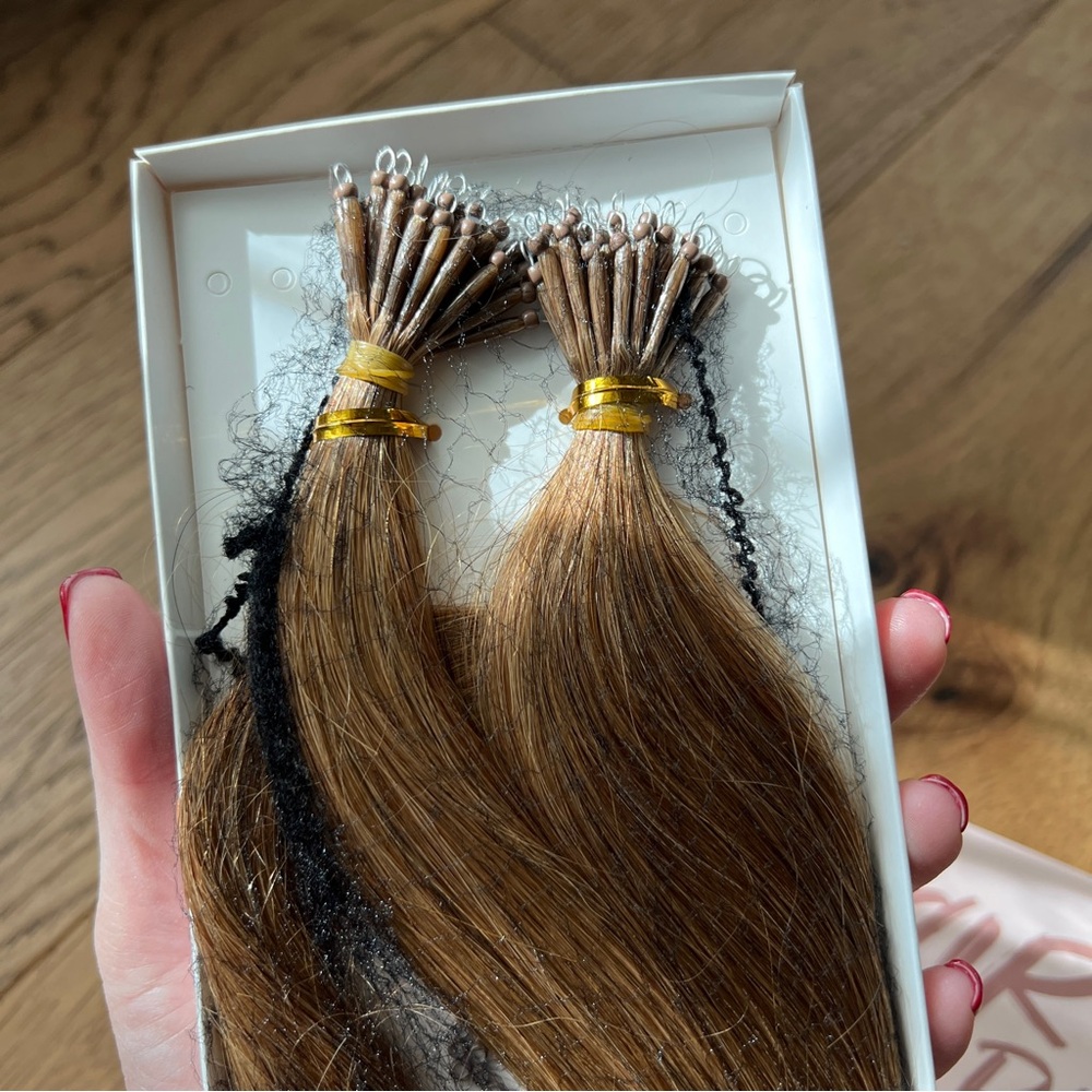 20-inch Nano Bead Real Hair Extensions